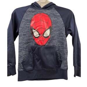 Marvel Spider-Man Hoodie Sweatshirt Boys Size 8